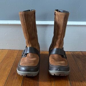 Merrell Brown and Dark Leather Ankle Boots